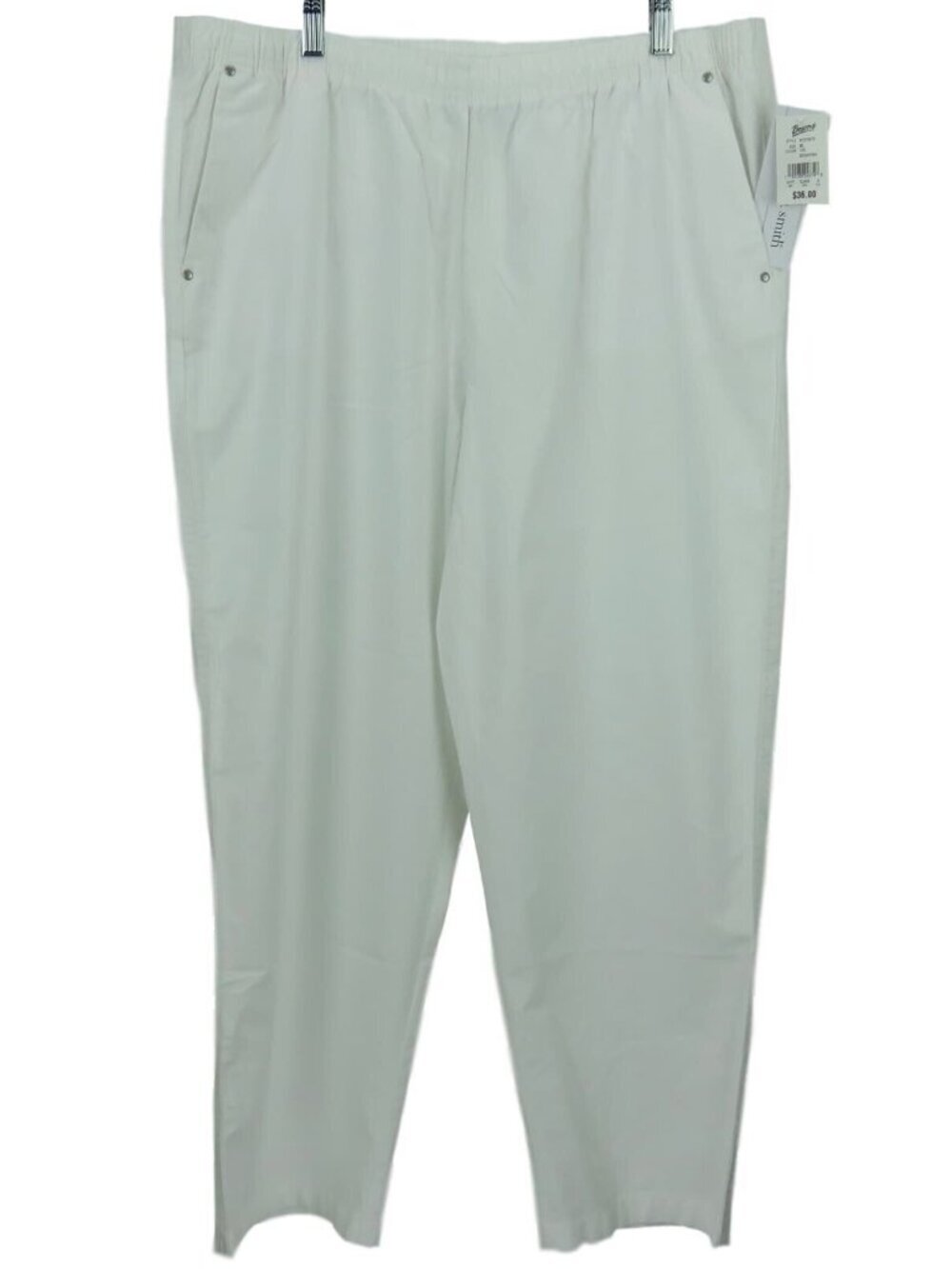 Hasting Smith Pants Size XL Womens Cropped White  NWT
